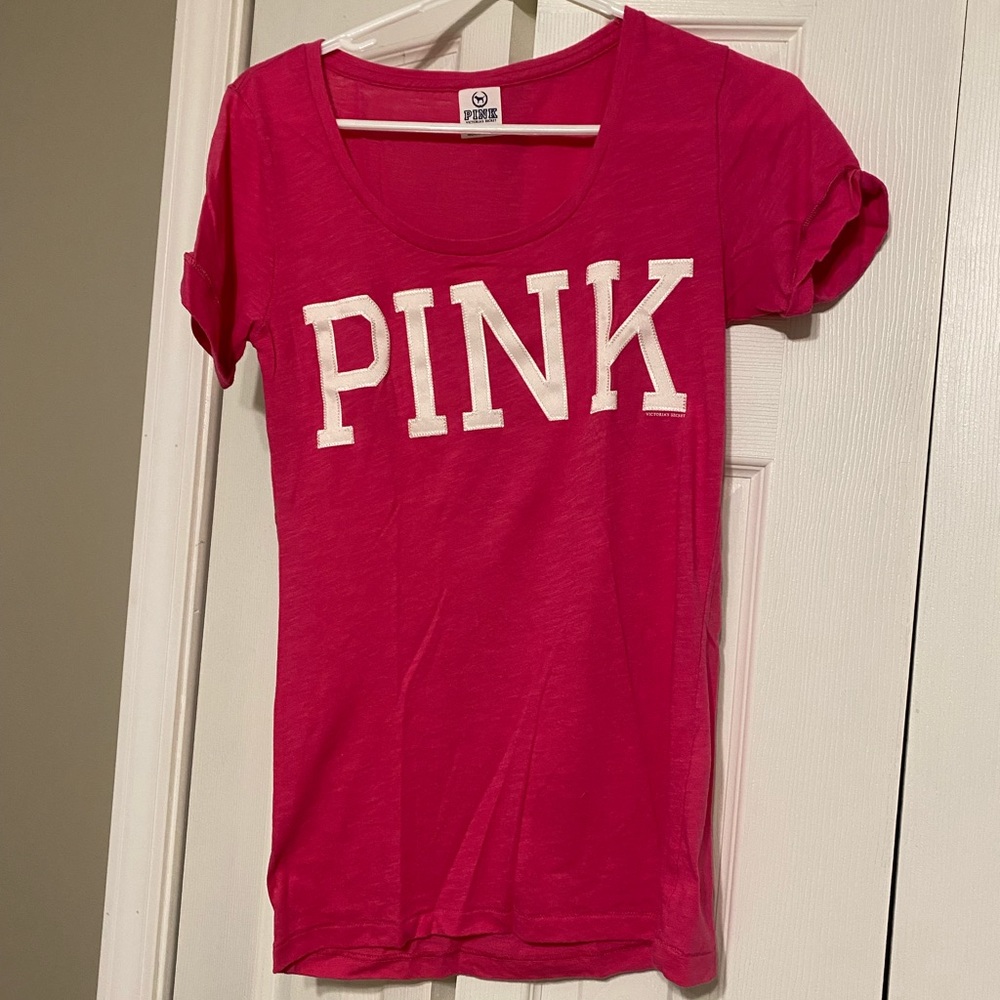 PINK crew neck tshirt